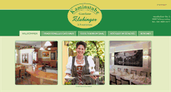 Desktop Screenshot of gasthaus-kaminstube.at
